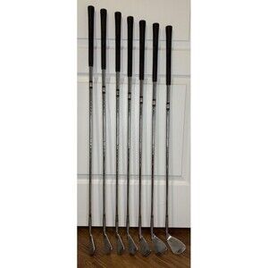 Vintage MacGregor Tourney LH Irons 7PC Set 3-4-5-6-7-9-10 Steel Golf Clubs